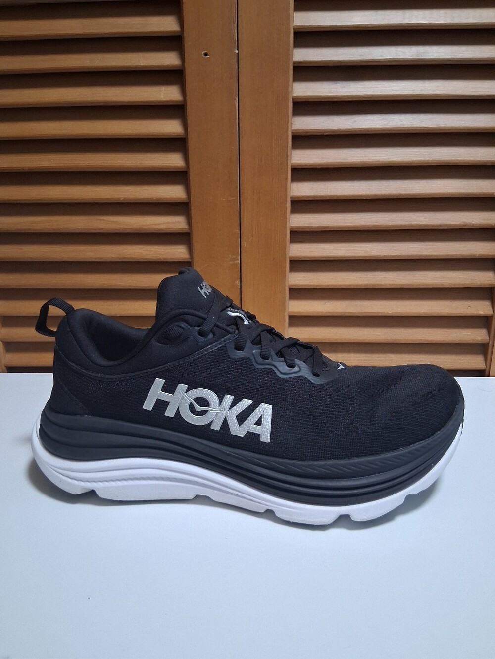 Hoka Gaviota 5 Women's Running Shoe * Size: 9D Wide * 1134270 BWHT